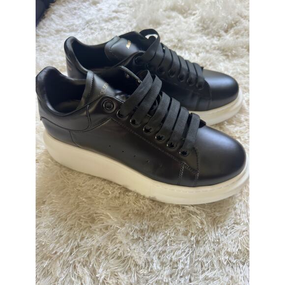 Alexander McQueen Oversized Sneakers Black 40 EU / 10 Platfrom - Picture 7 of 8